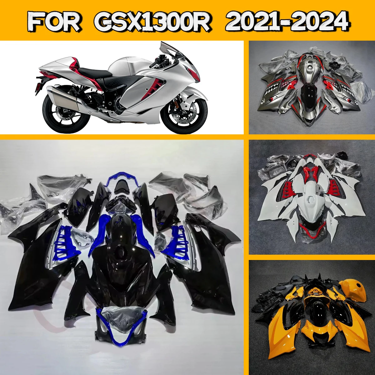 

2021-2024 GSX1300R Full High-Quality Motorcycle Body Cover Fairings for 21-24 Suzuki GSX 1300R Injection Fairing Kit