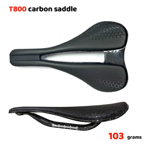 Sillín ultraligero de carbono para bicicleta de montaña, cojín para ciclismo, asiento de bicicleta, accesorios para bicicleta