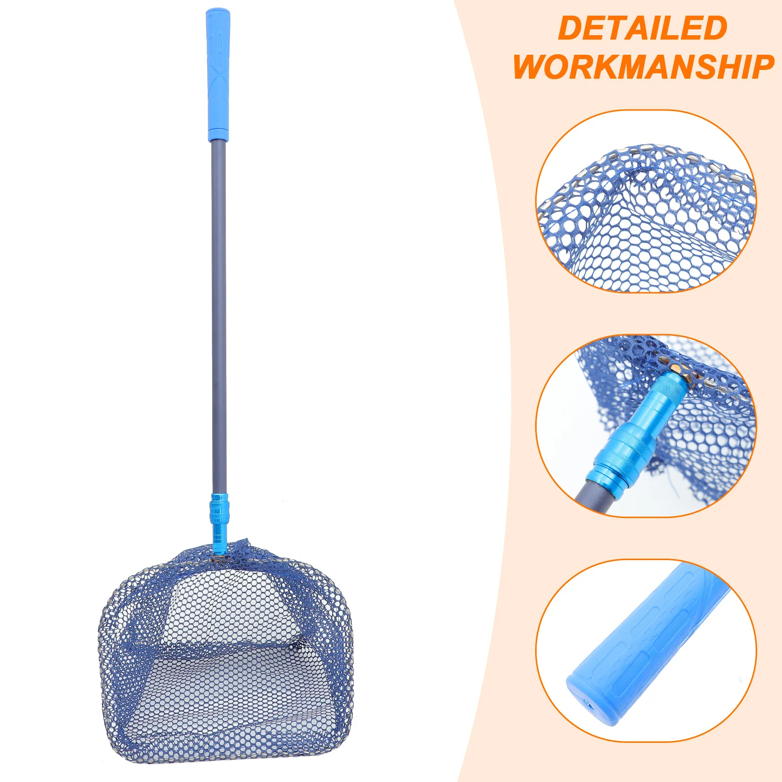 

Ping Pong Ball Picker with Extendable Handle High Capacity Lightweight Ball Collector for Tennis Golf Table Tennis Practice