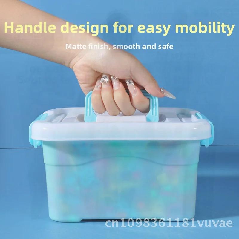 مجموعة ألعاب مطرزة يدويًا مكونة من 500 قطعة للأطفال - مجموعة صنع قلادة وسوار مصنوعة يدويًا - حسية للتطوير الفكري