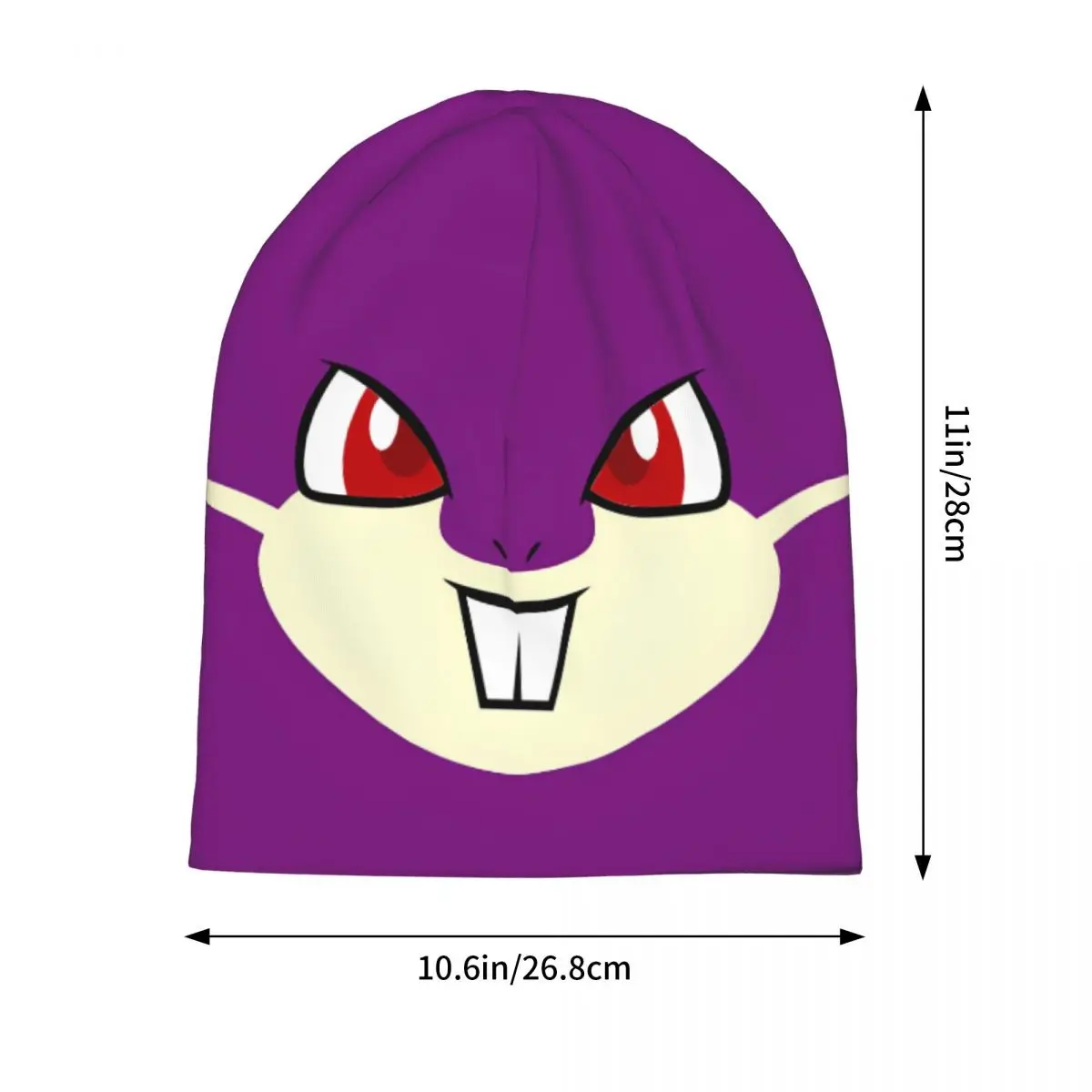 Pokemon Beanie für Damen und Herren, stilvolle Herbst-Winter-Mütze, Strickmütze