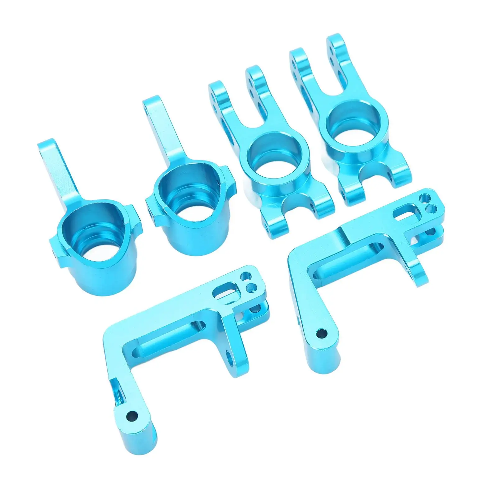 Blue Wear-Resistant RC Steering Knuckle Hub Carrier Cup Kit for 1 /8 Scale Cars