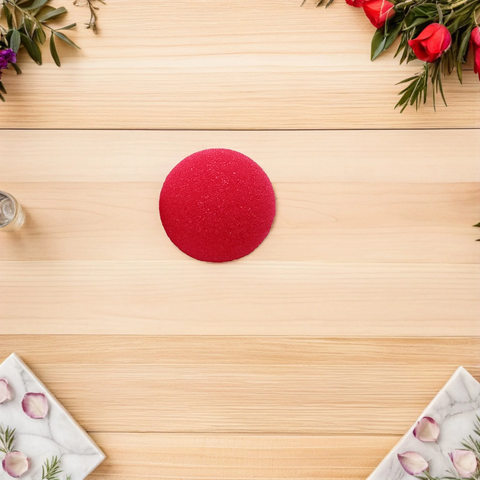 

40Pcs Red Clown Nose Sponge Material Lightweight Comfortable Fit for Most Nose Costume Party Christmas Accessory Joke Gift