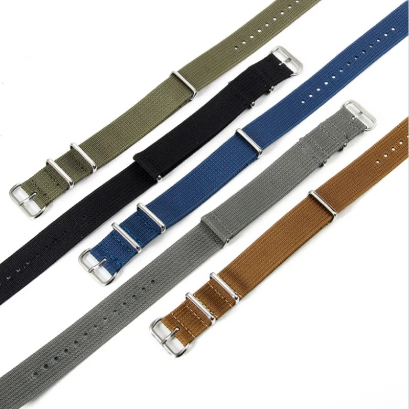 

18mm 20mm 22mm High Quality Durable Nylon Watch Strap Replacement for Universal Soft Sport Watch Band Bracelet Accessories