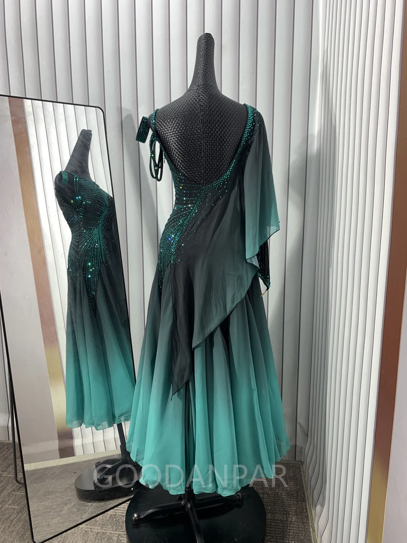 GOODANPAR Ballroom Dance Competition Dresses Dance Costumes Waltz Dress For Dancing Clothes Dance Wear Dress American smooth
