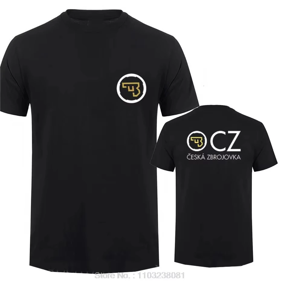 2025-nova-cz-ceska-zbrojovka-armas-de-fogo-checas-t-camisa-topos-verao-manga-curta-camiseta-algodao-roupas