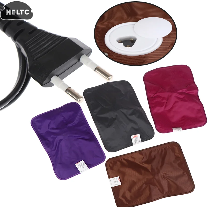 

220V,400W EU/US Plug Rechargeable Electric Hot Water Bottle Reusable Hand Warmer Heater Bag For Winter Hot Water Bottle Random