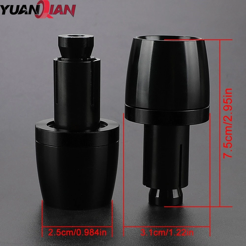 لسوزوكي V-STROM DE 800 650 DL650 1050 DL1050 250 DL250 دراجة نارية المقود القبضات بار ينتهي غطاء 22 مللي متر مقبض موازنة التوصيل