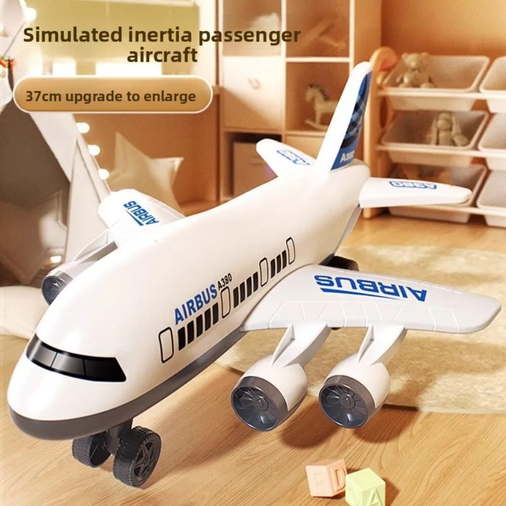 

Large Inertia A380 Airplane Toy for Kids Educational Simulation Model Plane for Boys Birthday Gift Made of Durable Plastic