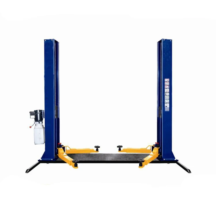 

4T Manual Two Side Release Two Cylinder Hydraulic Two Post Lift Strong Baseplate Lift 2 Post Car Lift