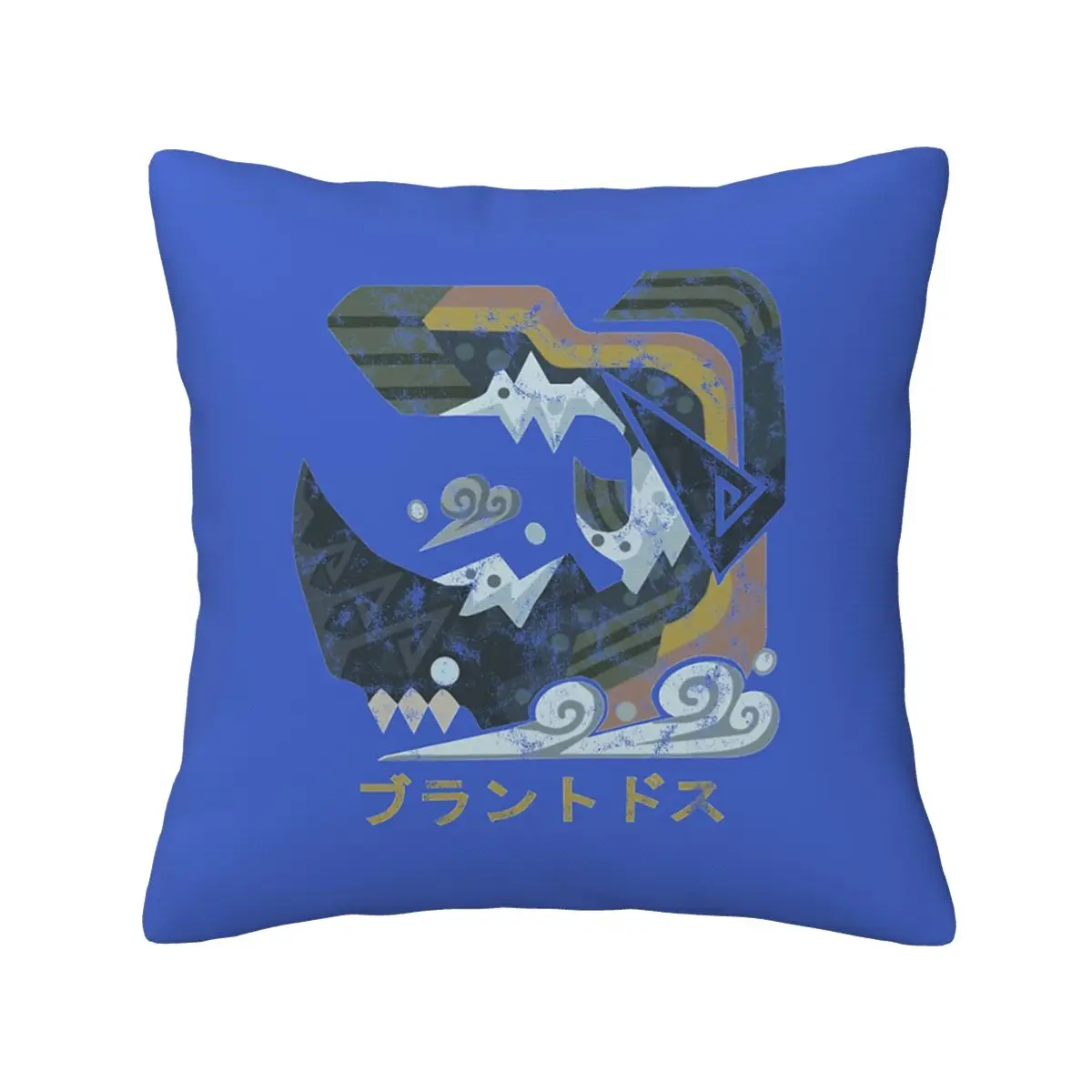 

Monster Hunter World Iceborne Beotodus Kanji Soft Cushion Cover Decoration Throw PillowCase Cover for Home Double-sided Printing