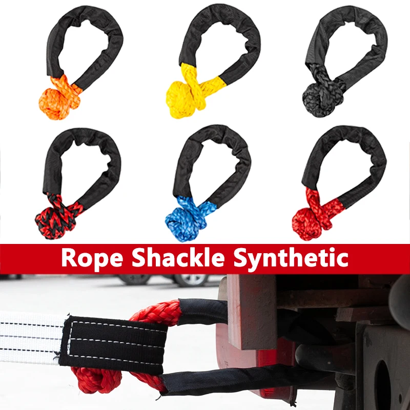 

17T Синтетическая мягкая скоба для автомобильного прицепа с защитным рукавом для тяжелого восстановления внедорожных грузовиков