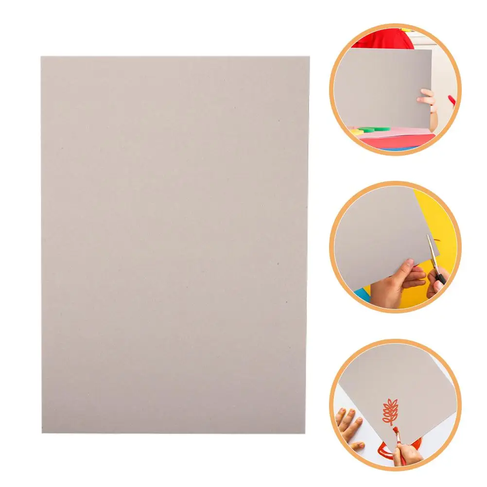 20 Sheets Double Sided Cardboard A5 2mm Thick Drawing Painting Material Craft Paper Scrapbook Projects