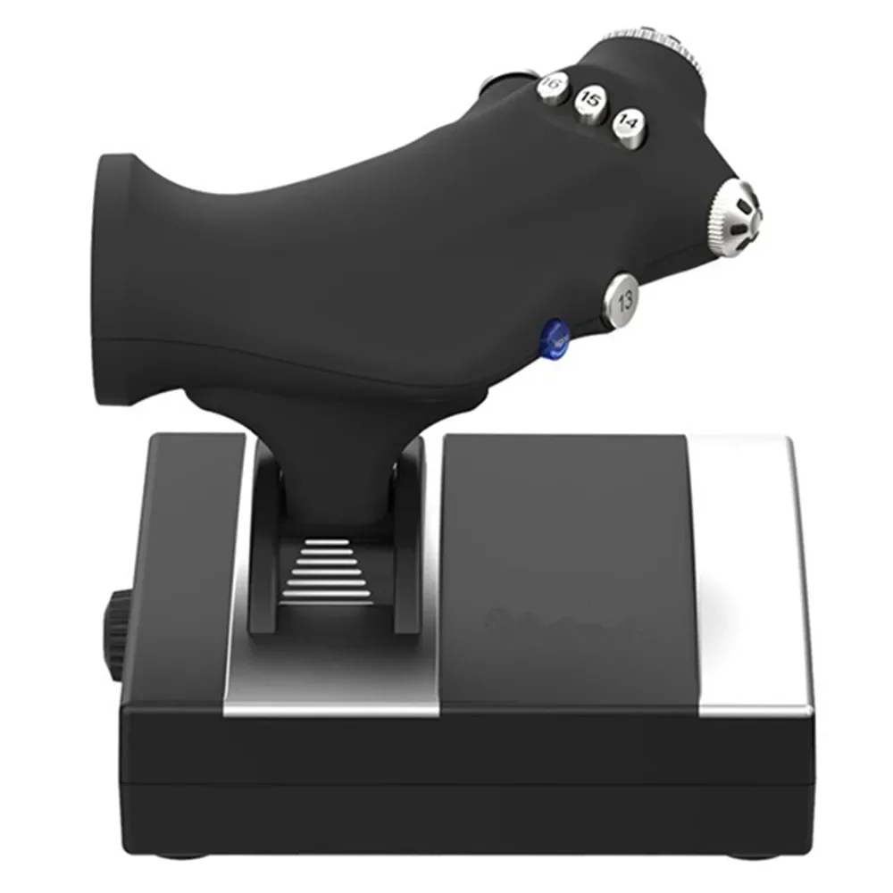 الكمبيوتر التحكم في الطيران محاكي اليسار اليمين مزدوجة الأيدي لعبة عصا التحكم غمبد الاهتزاز البرمجة تجربة حقيقية تحلق USB