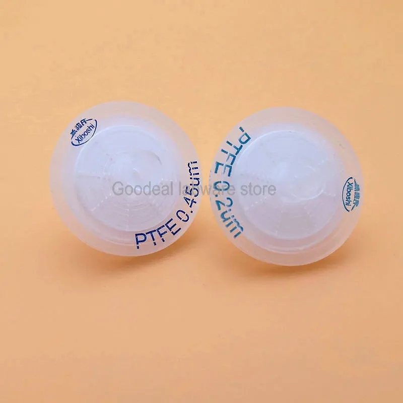 10pcs/lot 13mm 25mm Vent Syringe Filter with PTFE Microporous Membrane for Chromatography (HPLC, IC)