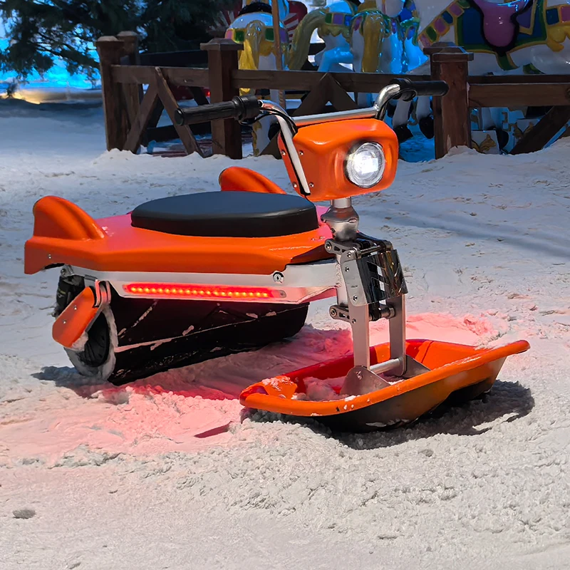 2026 New Electric Snowmobile Snow Scooter for Adult All-Terrain Snow Bike Sled for Snow and Sand Outdoor Winter Fun