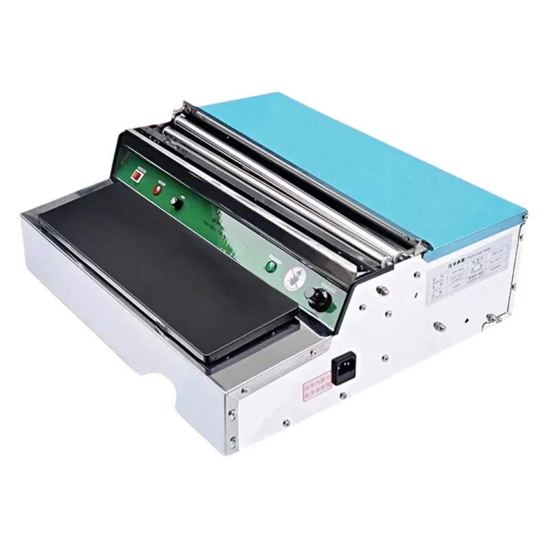 

450 Cling Film Wrapping Machine Supermarket Fresh Fruit Packaging Machine PE Film Cutting and Sealing Machine