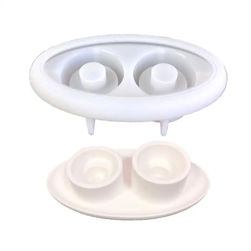 

Creative Crystal Silicone Mold for Ship Shaped Two Hole Holders Ornament Dropship