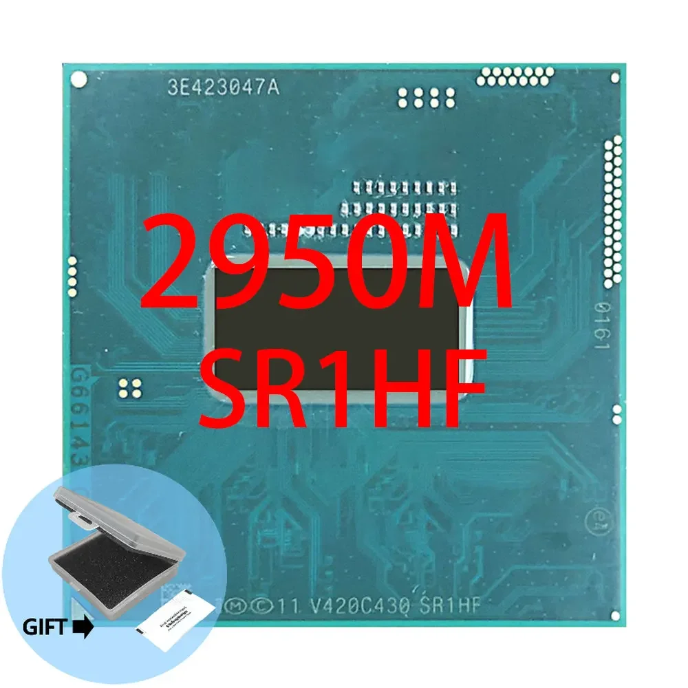 معالج وحدة معالجة مركزية Celeron ثنائي النواة Intel ، M ، SR1HF ، GHz ، ثنائي الخيط ، 2M ، 37W مقبس ، G3 ، rPGA946B ، الكثير