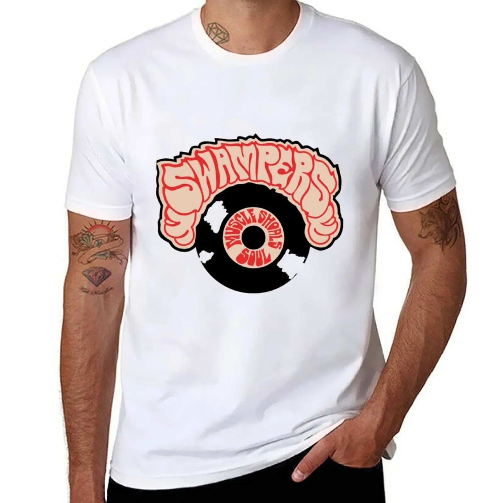 

Muscle Shoals Swampers T-Shirt anime t shirts oversize t shirts for man cotton soft funny t shirts cotton T-Shirt