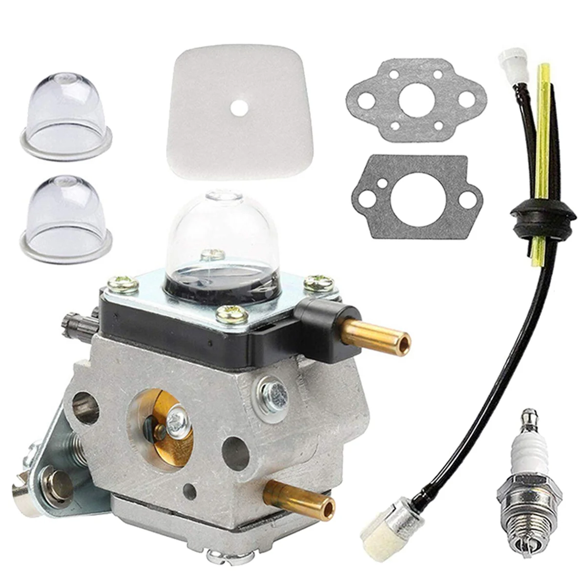 Vergaser für Zama C1U-K54A mit Luftfilter-Repower-Kit für Mantis 7222 7234 7240 7920 7924 7222E 7222M 7225 7230