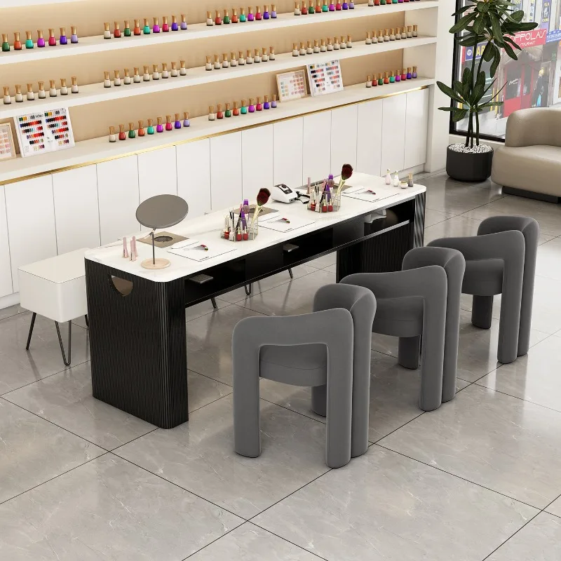 

Beautician Decor Professional Nail Tables Desk Office Manicure Table Portable Beauty Salon Furniture Nails Lettino Osteopata