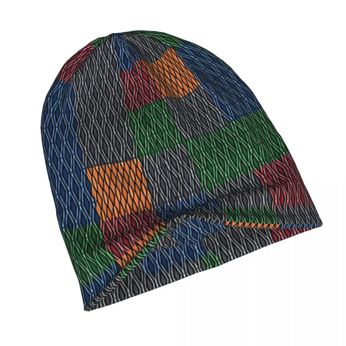 Hat Diamonds All Colours Fashion Caps For Men Women Patchwork Pattern Skullies Beanies Ski Caps Soft Bonnet Hats