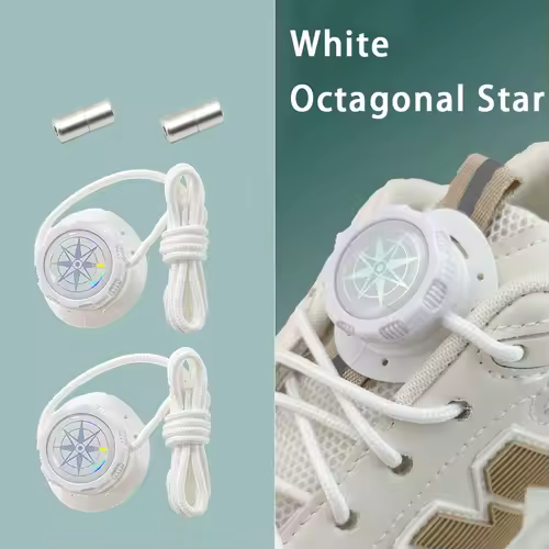 Automatic Shoelaces Without ties Install simple Swivel Buckle Laces Thick Rope Tennis Sneakers Shoelace Shoe Accessories 1Pair - Image 8