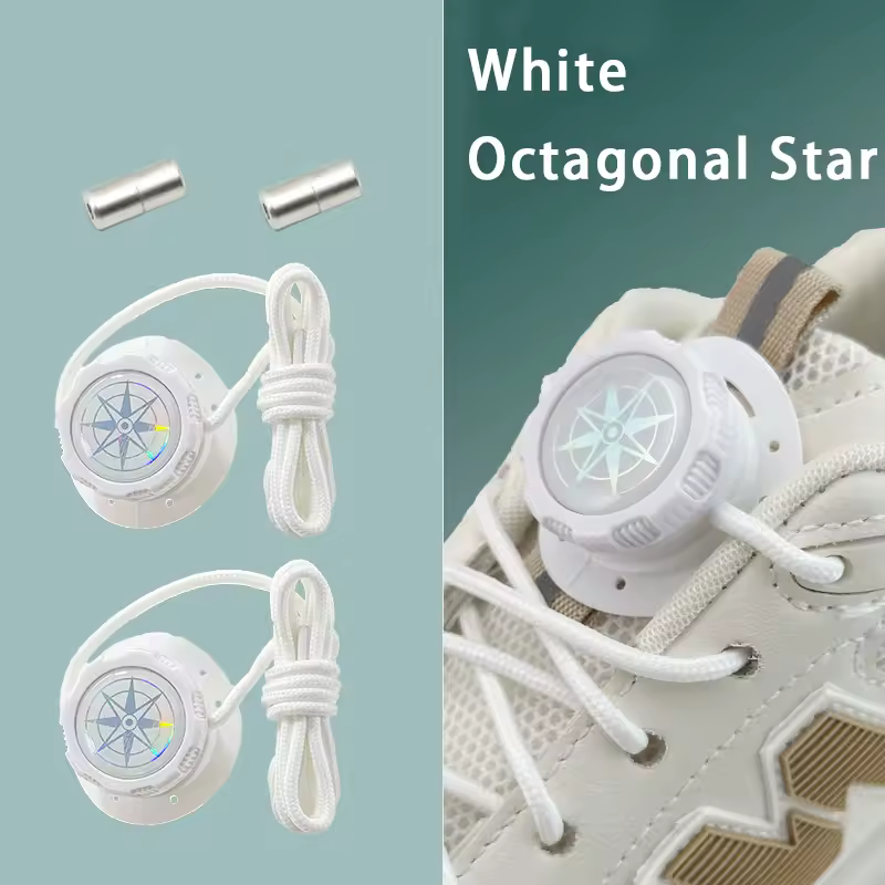 Automatic Shoelaces Without ties Install simple Swivel Buckle Laces Thick Rope Tennis Sneakers Shoelace Shoe Accessories 1Pair - Image 8