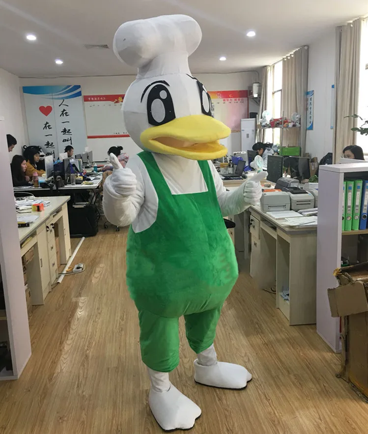 Christmas Cartoon Duck Mascot Costume Suits Cosplay Party Game Dress Outfits Advertising Carnival Halloween Christmas Easter