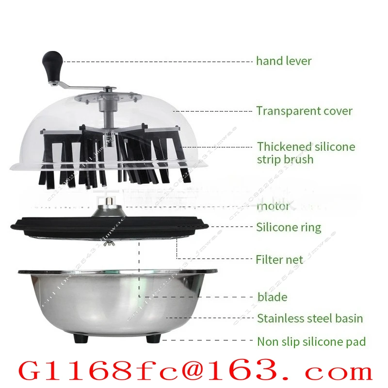 13/16/19/24 Inch Bowl Leaf Trimmer Lawn Mower Hydroponic Plant Growth Tool