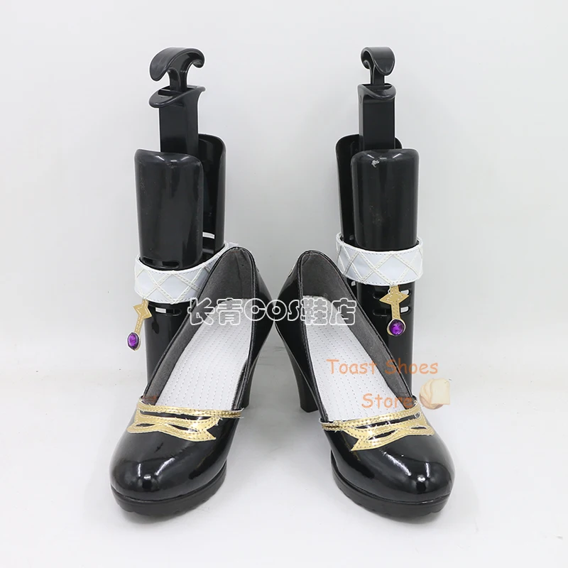 Lisa Genshinimpact Cosplay Traje, Jogo Anime Quadrinhos para Festa de Halloween, Prop Shoes