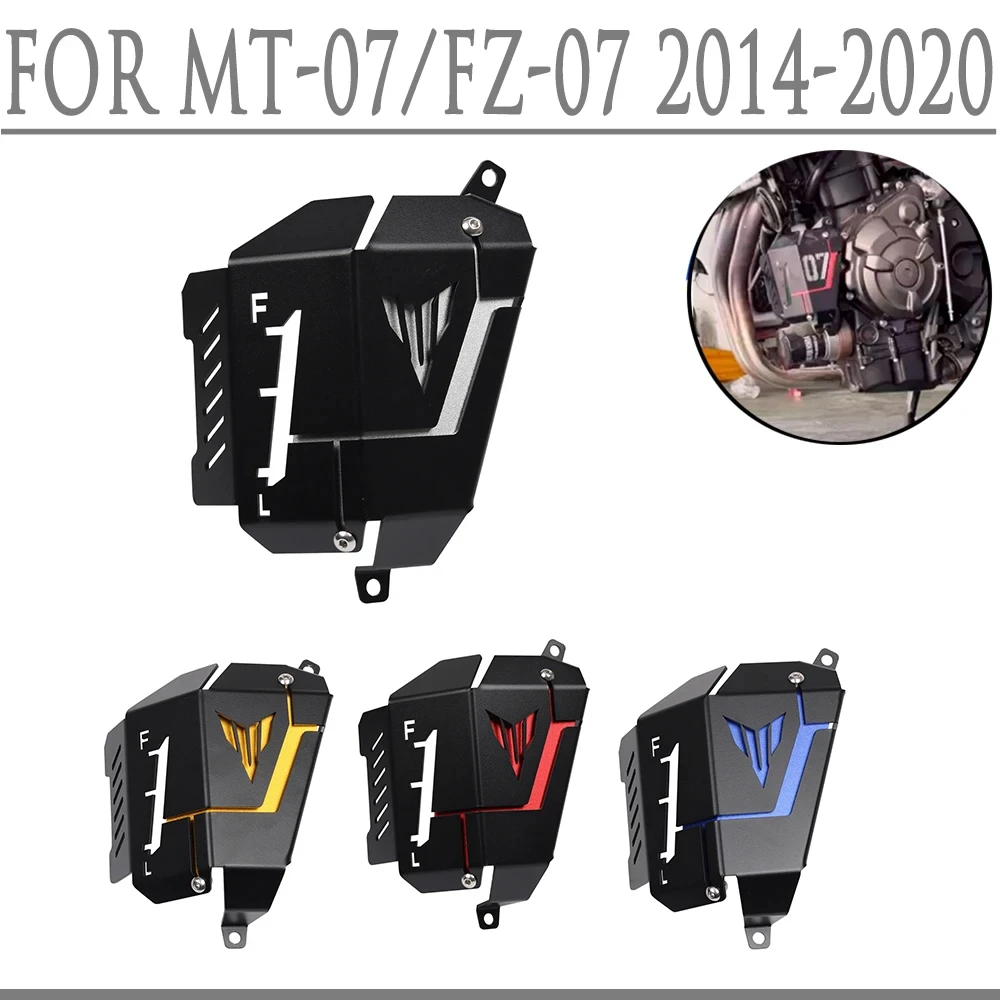 

For Yamaha MT-07 FZ-07 MT07 FZ07 2018 2019 2020 2017 2016 Motorcycle Accessories Coolant Recovery Tank Shielding Guard Protector