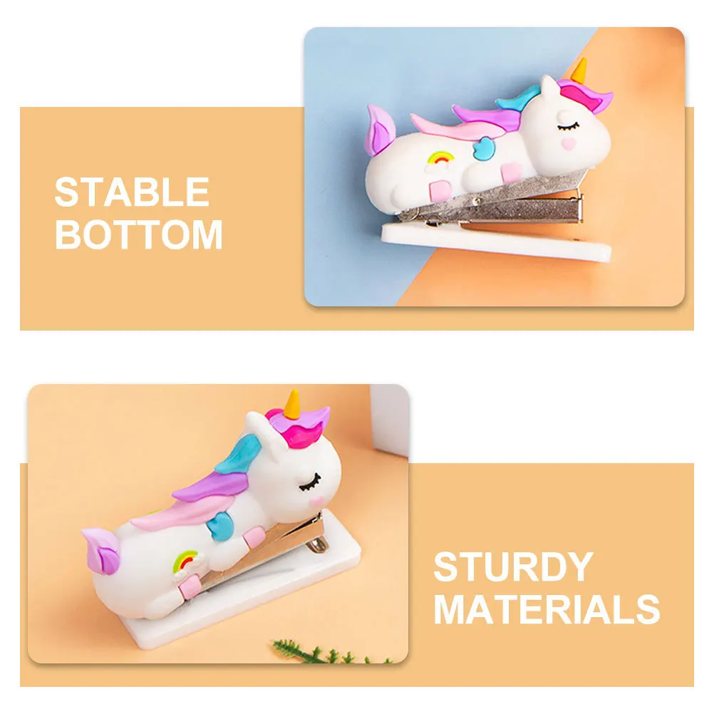 

2Pcs Mini Stapler Fashion Handheld Stapler for Home Office School Stationery Organization Lightweight Simple Elegant