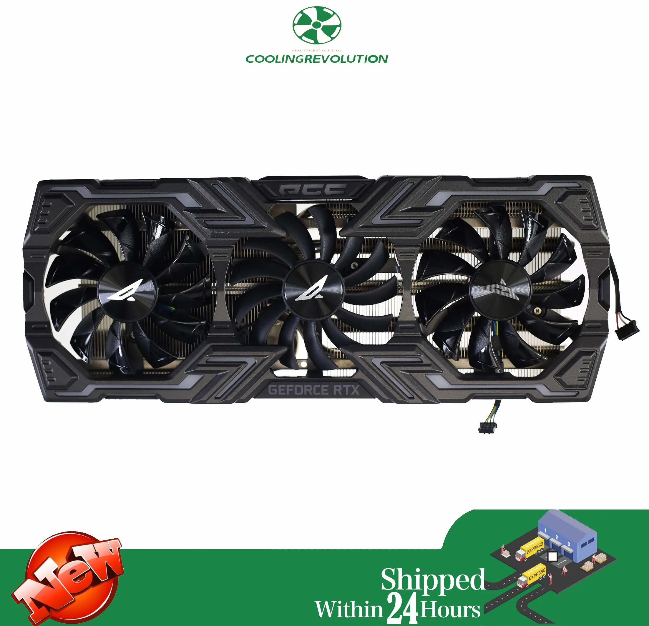 Imagem -02 - Dissipador de Calor para Zotac Geforce Nova Placa Gráfica Rtx 2070 Rtx 2070 ti Rtx 2080 ti