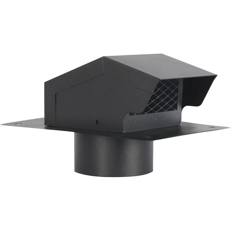 Roof Vent Cap Rainproof Outdoor Exhaust Hood with Insect Mesh Dryer Bathroom Vent Pipe Air Outlet Vent Cover