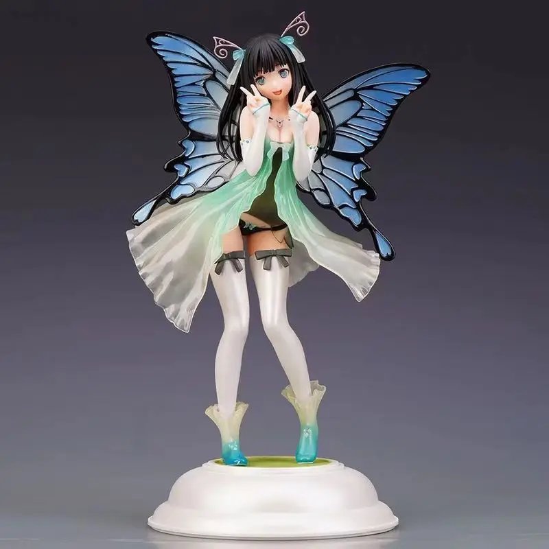 Butterfly Fairy Handmade Tony Four Leaf Daisy Purple Sun Flower Fairy Daisy Xian Nabel Pretty Girl Decoration Anime Surrounding