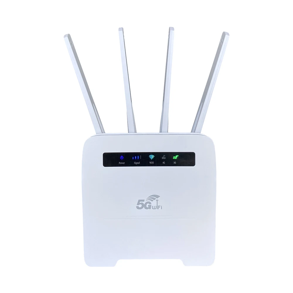 

portable high speed dual band gigabit wifi6 mesh Wireless NR cellular network lte cpe wifi 6 modem 5g router with sim card slot