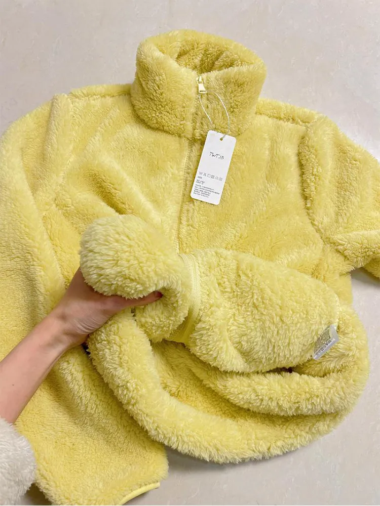 

Теплая двусторонняя куртка из мягкого овечьего вельвета для мужчин, высококачественная хлопковая одежда, верхняя одежда для пар