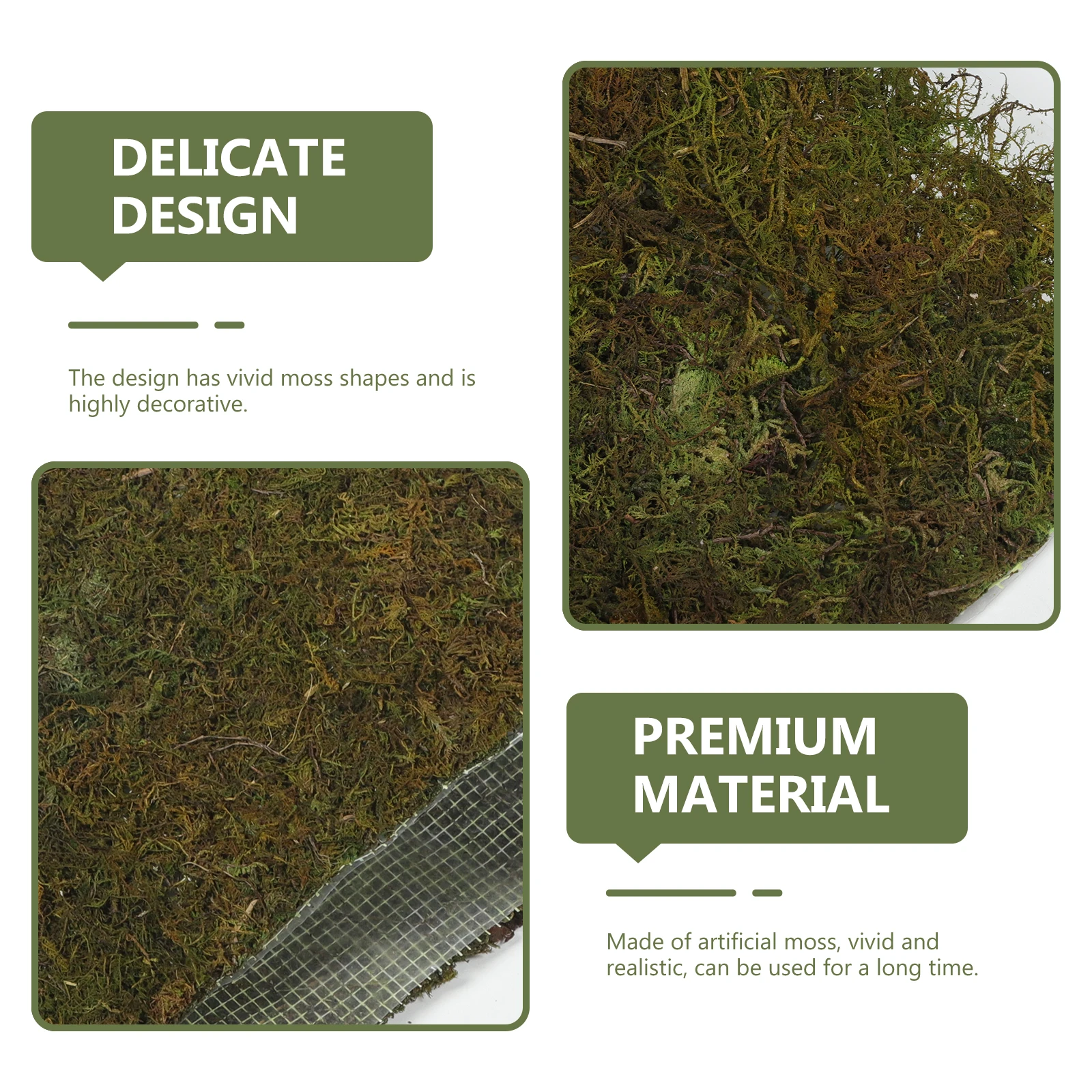 

Rug Artificial Moss Rug Fake Lawn Green Turf Artificial Turf Micro Landscape ornament Faux Moss Outdoor Patio Lawn home decor