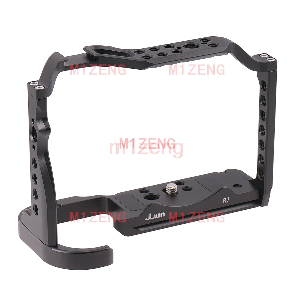 

Быстроразъемная клетка из сплава для кроликов, ручка, пленка, опорный кронштейн, стабилизатор для камеры canon EOSR7, светодиодный штатив