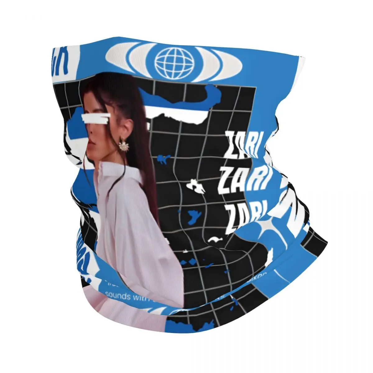 Marina Satti Zari Eurovision Song Contest 2024 Bandana Neck Gaiter Club Marina Wrap Scarf Balaclava Hiking Unisex Adult Winter