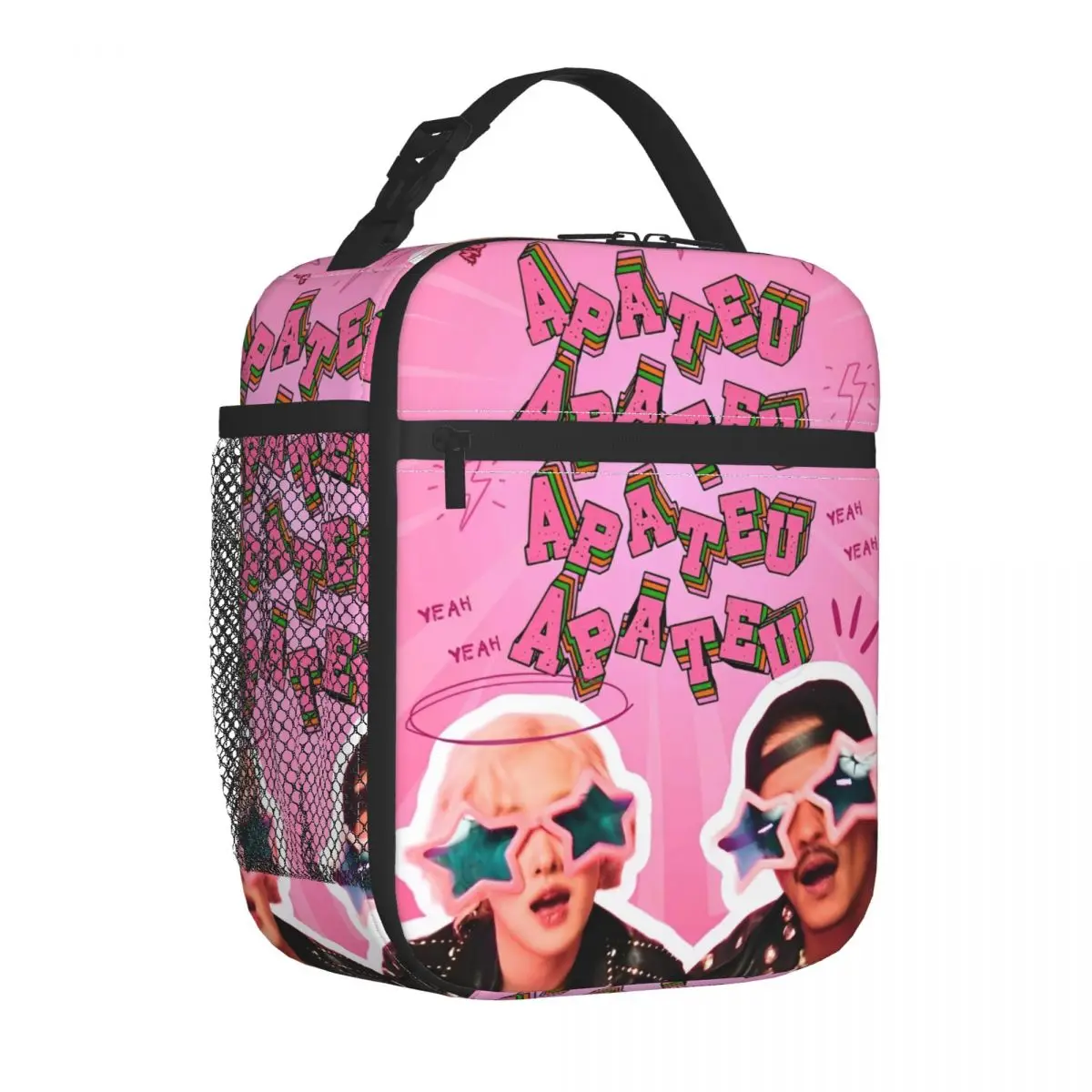 ROSE Bruno Mars APT Apateu Merch Insulated Lunch Bags For Office Food Storage Bag Portable Thermal Cooler Lunch Boxes