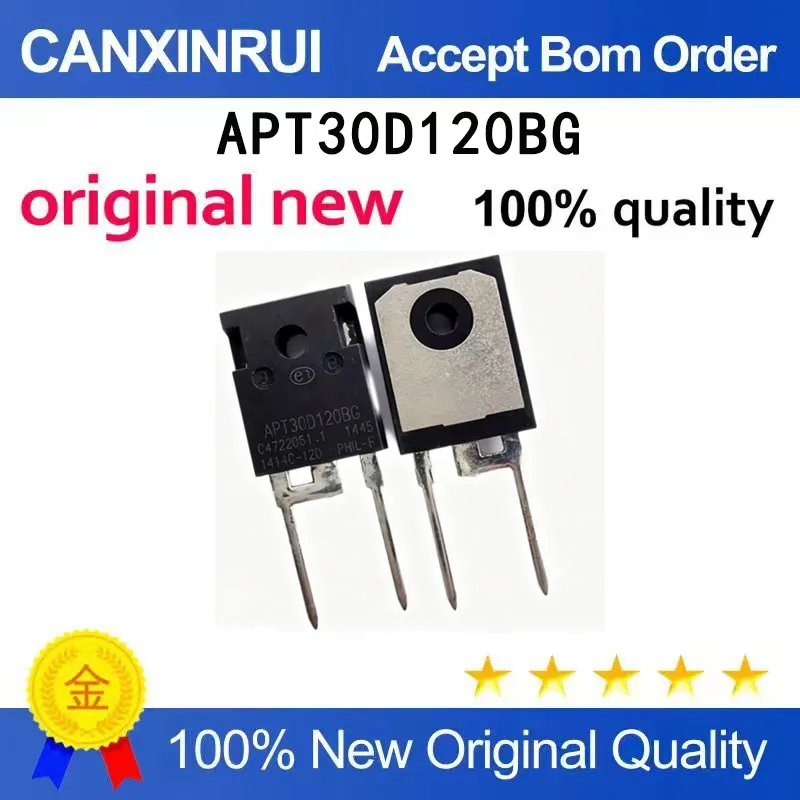 

(5-100 PCS) Brand new original APT30D120BG TO-247 1200V 30A spot chip IC