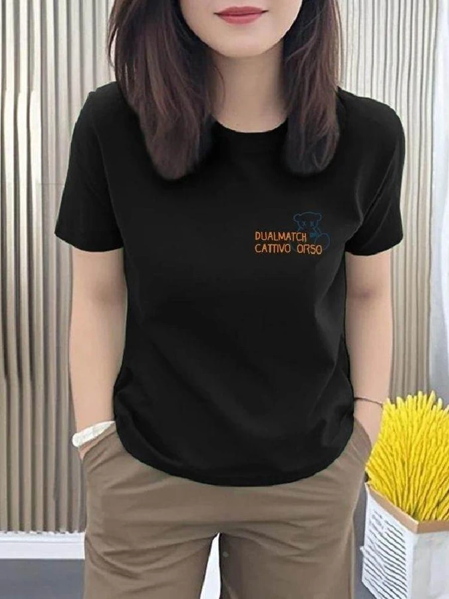 faionable-ort-sve-t-irt-women's-slim-fit-printed-top-tee-piece-set-anti-aging-summer-2025-brand-lip-bite