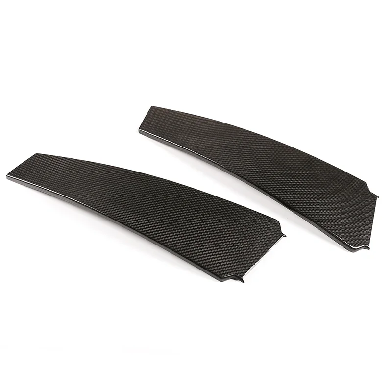 2 Pcs Exterior Details Real Carbon Fiber Door B-Pillar Decorative Stickers for Maserati Ghibli 2014-2021 Car Accessories