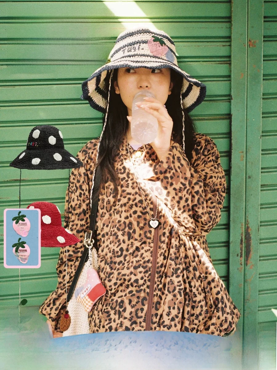 cappello-estivo-a-pescatore-con-paillettes-a-pois-tesa-larga-in-paglia-intrecciata-con-nappe-per-vacanze-e-uso-quotidiano-unisex-in-fibra-di-poliestere