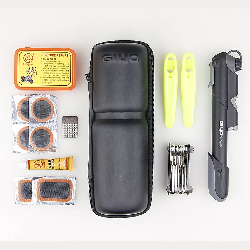 GIYO Cycling Tool Box with Tools MTB Bicycle Portable Capsule Boxes PT-08/PT-09 Apply Bottle Storage Repair Kit Bike Equipment