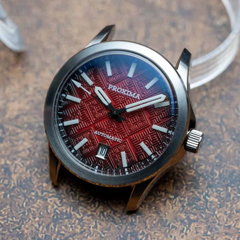 Reloj Automático Proxima para hombre, reloj de pulsera mecánico deportivo de 39mm, 10bar, resistente al agua, BGW-9, espejo de zafiro con burbujas luminosas NH35