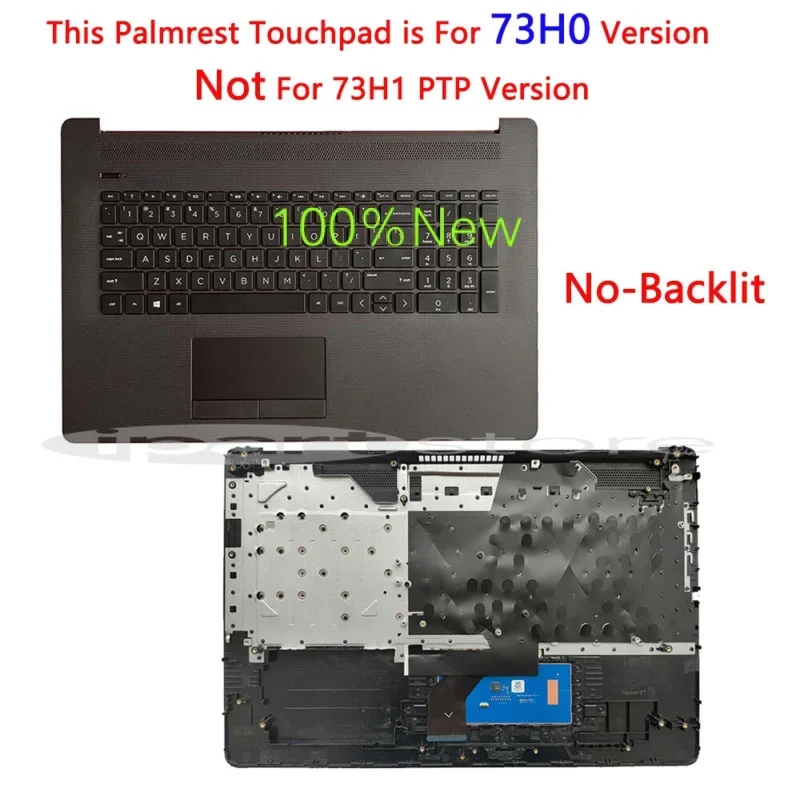 New For HP 17BY 17-BY 17-CA Palmrest Keyboard Touchpad L48409-001 L22751-001 USA